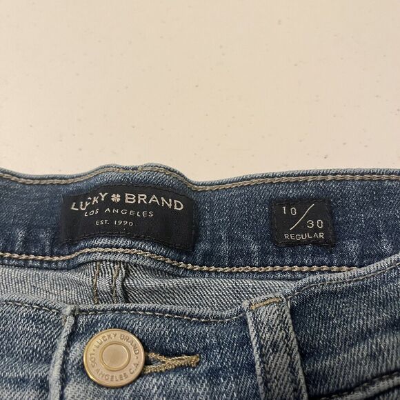 Lucky Brand Ava Skinny Jeans Women's 10/28R Medium Blue Stretch Denim Mid Rise - Picture 8 of 11